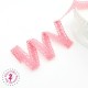 Dentelle "Confetti"  - 10 mm - Corail