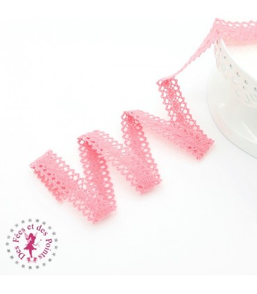 Dentelle "Confetti"  - 10 mm - Corail