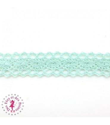 Dentelle "Confetti"  - 10 mm - Menthe
