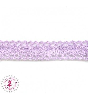 Dentelle "Confetti"  - 10 mm - Mauve