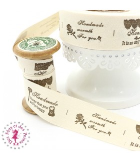 Ruban imprimé - Handmade