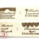 Ruban imprimé - Handmade
