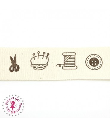 Ruban imprimé - Accessoires de couture
