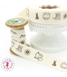 Ruban imprimé - Accessoires de couture