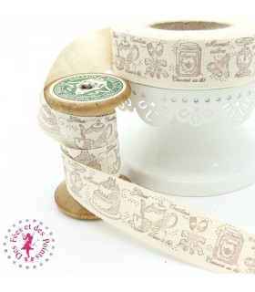 Ruban imprimé - Gourmandises