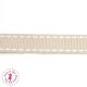 Ruban Tirets - 10 mm - Ecru