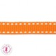 Ruban Tirets - 10 mm - Orange
