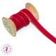 Ruban velours - 9 mm - Rouge