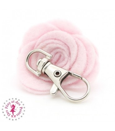 Mousqueton - 38 mm - Argent