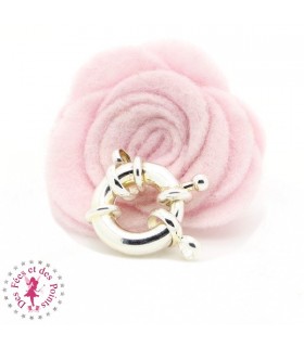 Mousqueton rond - 18 mm - Argent