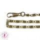 Chainette pour sac Tourbillon - 121 cm - Bronze antique