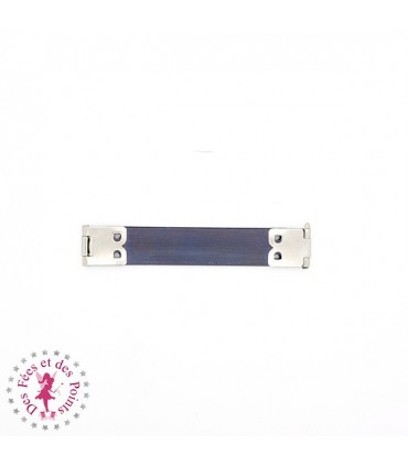 Fermoir Clic Clac - 8.5 cm - Argent