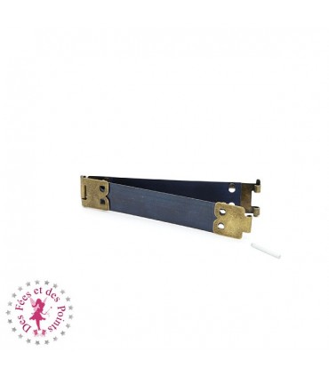 Fermoir Clic Clac - 8.5 cm - Bronze antique