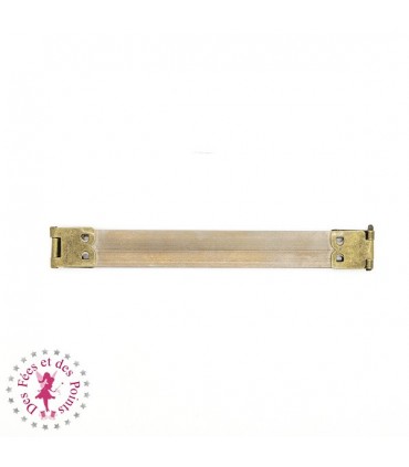 Fermoir Clic Clac - 12 cm - Bronze antique