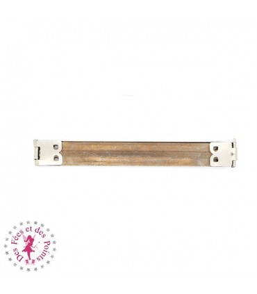 Fermoir Clic Clac - 12 cm - Argent