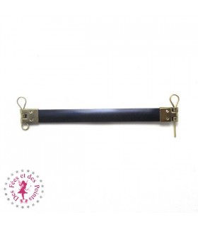 Fermoir Clic Clac fin - 12 cm - Or