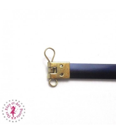 Fermoir Clic Clac fin - 12 cm - Or