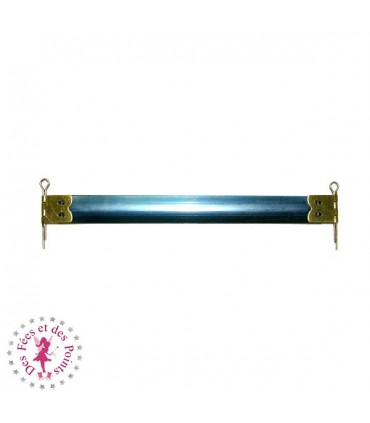 Fermoir Clic Clac avec boucles - 15 cm - Bronze antique