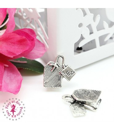 Charm / Pendentif "Sachet de thé"
