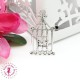 Charm / Pendentif "Cage de Perruche"