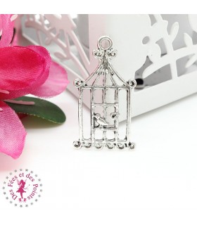 Charm / Pendentif "Cage de Perruche"