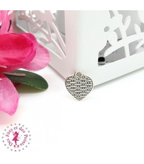 Charm / Pendentif "Coeur tissé"