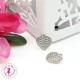Charm / Pendentif "Coeur tissé"