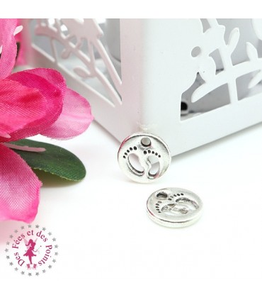 Charm / Pendentif "Petits pieds de bébé"