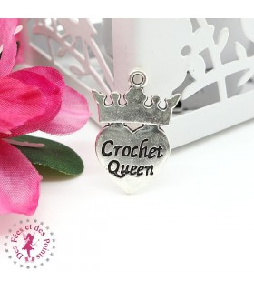 Charm / Pendentif "La Reine du Crochet" / "Crochet Queen"