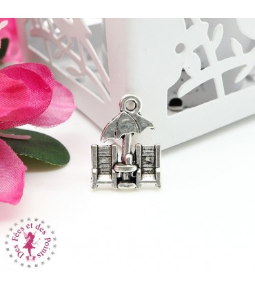 Charm / Pendentif "A la plage"