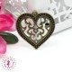 Charm / Pendentif "Coeur filigrane"