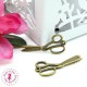 Charm / Pendentif "Ciseaux de couturière"