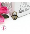 Charm / Pendentif  - Cadenas coeur