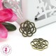Charm / Pendentif - Fleur Filigrane
