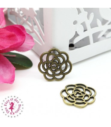 Charm / Pendentif - Fleur Filigrane