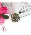 Charm / Pendentif - Fleur Filigrane