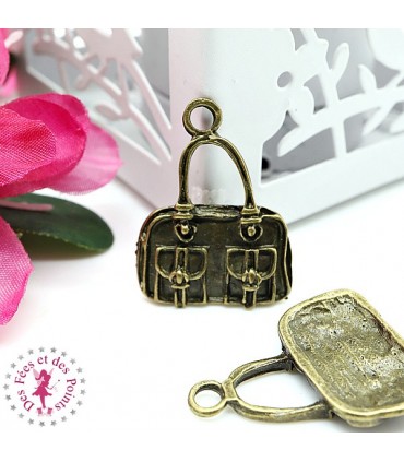 Charm / Pendentif "Sac Vintage"