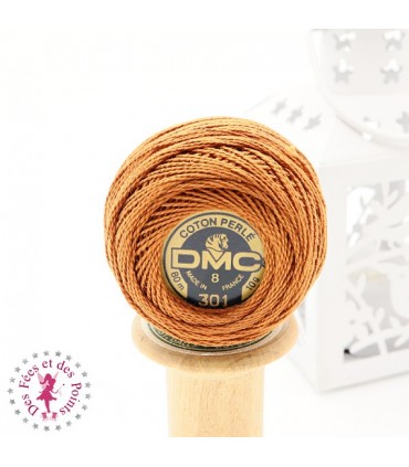 Coton Perlé DMC N° 8 - Brun 301