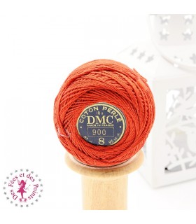 Coton Perlé DMC N° 8 - Orange 900