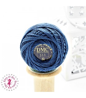 Coton Perlé DMC N°8 - Bleu 311