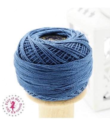 Coton Perlé DMC N°8 - Bleu 311