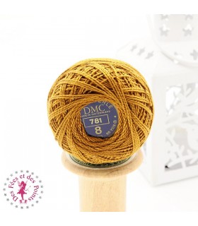 Coton Perlé DMC N° 8 - Brun 781