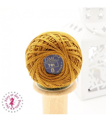 Coton Perlé DMC N° 8 - Brun 781