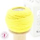 Coton Perlé DMC N° 8 - Jaune 307