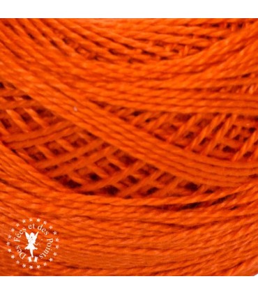 Coton Perlé DMC N° 8 - Orange 946