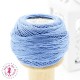 Coton Perlé DMC N° 8 - Bleu 322