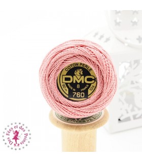 Coton Perlé DMC N° 8 - Rose 760