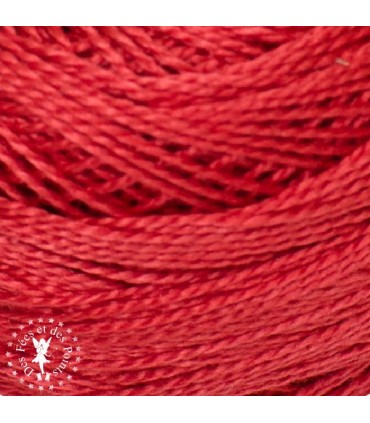 Coton Perlé DMC N° 8 - Rouge 347