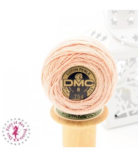 Coton Perlé DMC N° 8 - Rose 754