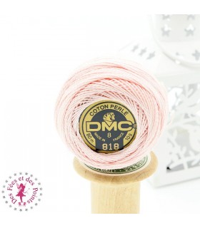 Coton Perlé DMC N° 8 - Rose 818